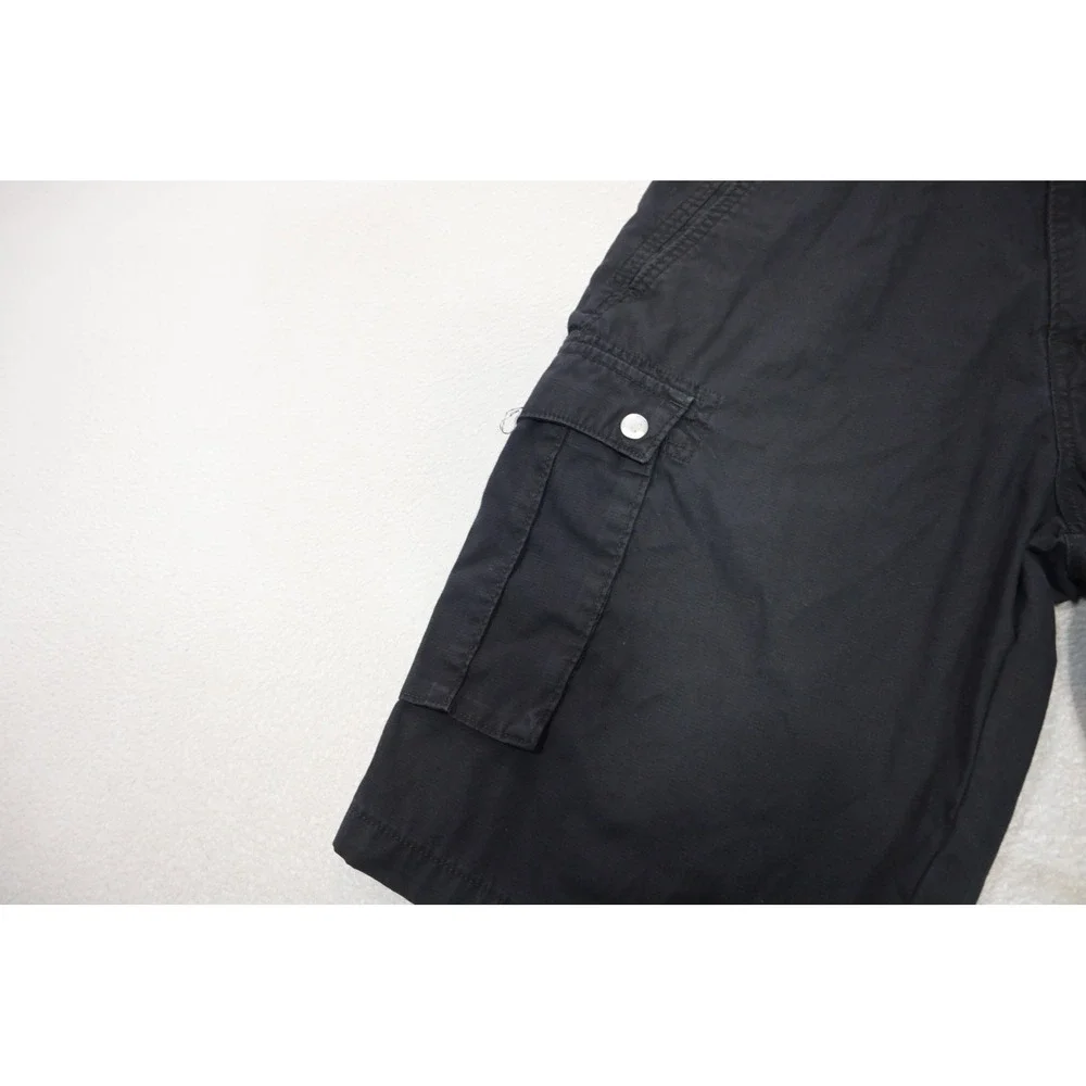 Levi Strauss & Co‎ Cargo Shorts Mens 31 Black Rugged Utility Pockets Excellent